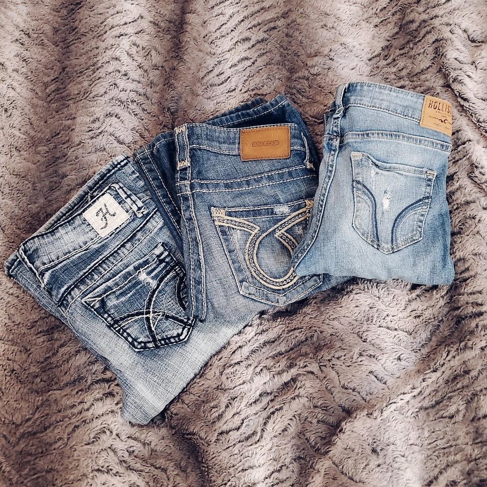 3 pairs of jeans for $30 or $12  per pair
